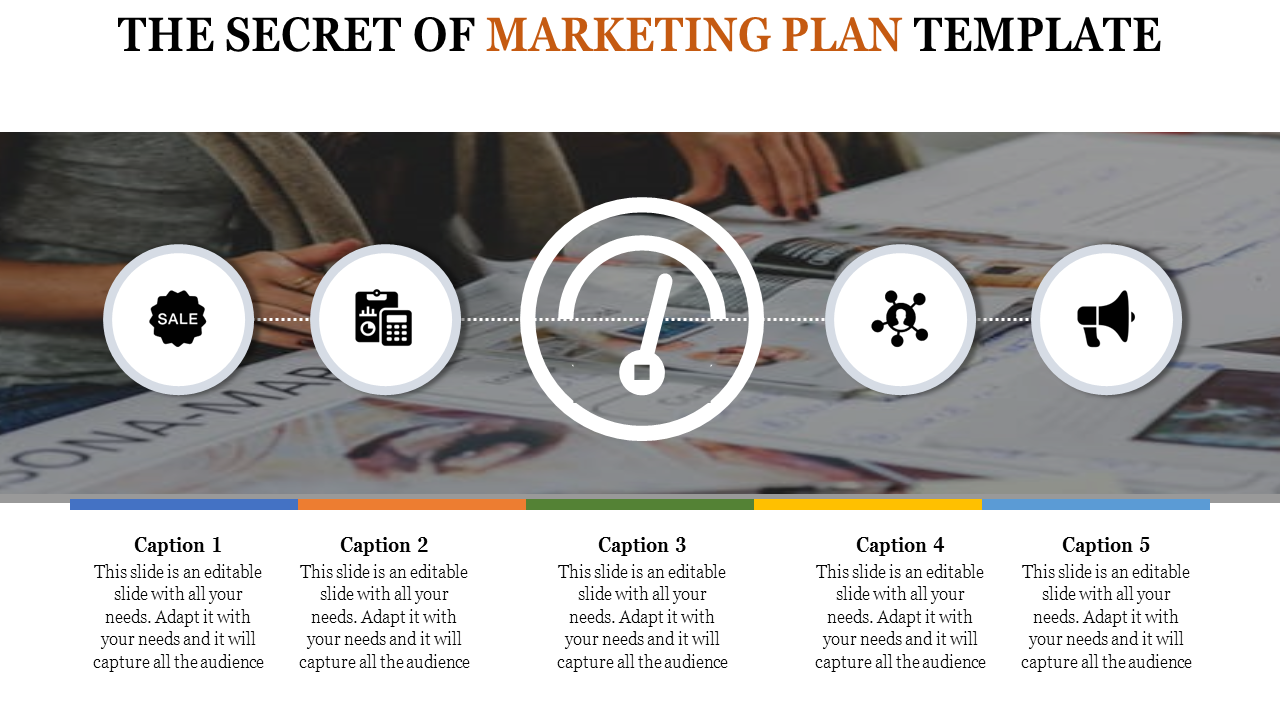 Free - Our Predesigned Marketing Plan Template For Presentation